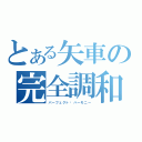 とある矢車の完全調和（パーフェクト·ハーモニー）