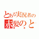 とある実況者の赤髪のとも（腹黒）