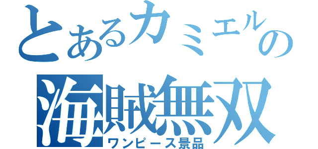 とあるカミエルの海賊無双（ワンピース景品）