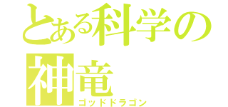 とある科学の神竜（ゴッドドラゴン）