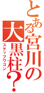 とある宮川の大黒柱？？（ステップワゴン）