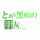 とある黑痕の朋友（インデックス）