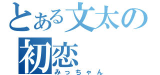 とある文太の初恋（みっちゃん）