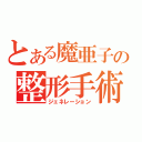 とある魔亜子の整形手術（ジェネレーション）