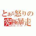 とある怒りの究極暴走（フル・バースト）