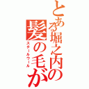 とある堀之内の髪の毛が（スチールウール）