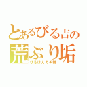 とあるびる吉の荒ぶり垢（びるけんガチ勢）