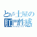 とある土屋の肛門性感（アナルセックス）