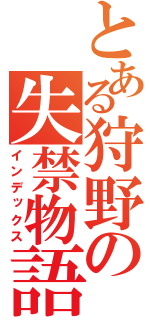 とある狩野の失禁物語（インデックス）