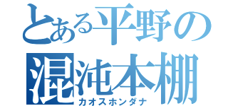 とある平野の混沌本棚（カオスホンダナ）