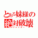 とある妹様の絶対破壊（ブレイカー）