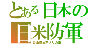 とある日本の日米防軍（自衛隊＆アメリカ軍）