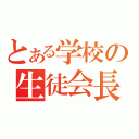 とある学校の生徒会長（）