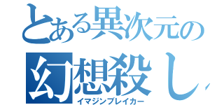 とある異次元の幻想殺し（イマジンブレイカー）