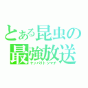 とある昆虫の最強放送（ヤッパリトツマチ）