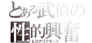 とある武偵の性的興奮（ヒステリアモード）