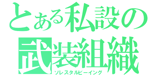 とある私設の武装組織（ソレスタルビーイング）