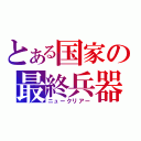 とある国家の最終兵器（ニュークリアー）