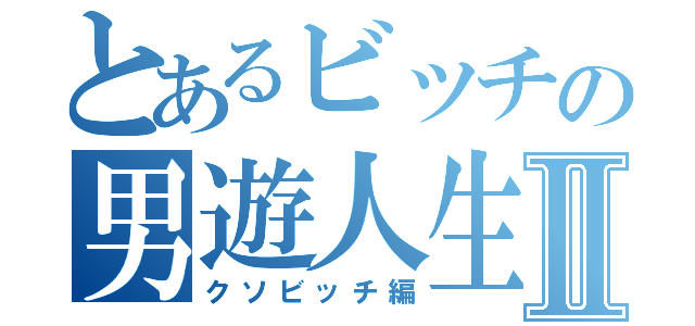 とあるビッチの男遊人生Ⅱ（クソビッチ編）