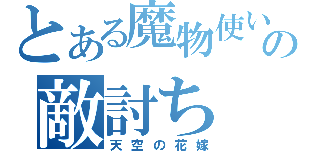 とある魔物使いの敵討ち（天空の花嫁）