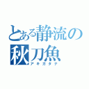 とある静流の秋刀魚（アキガタナ）