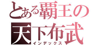 とある覇王の天下布武（インデックス）