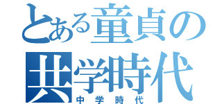 とある童貞の共学時代（中学時代）