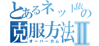 とあるネット依存者の克服方法Ⅱ（オーバーカム）