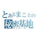 とあるまことの秘密基地（ダンボール）