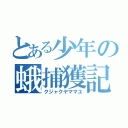 とある少年の蛾捕獲記（クジャクヤママユ）