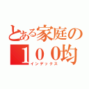 とある家庭の１００均時計（インデックス）