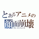 とあるアニメの顔面崩壊（ブロークンフェイス）