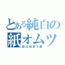 とある純白の紙オムツ（巨大幼児下着）