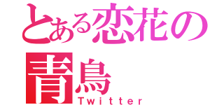 とある恋花の青鳥（Ｔｗｉｔｔｅｒ）