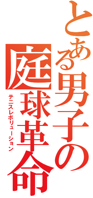 とある男子の庭球革命（テニスレボリューション）