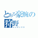 とある豪腕の狩野（インデックス）