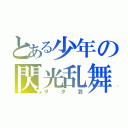 とある少年の閃光乱舞（ヲタ芸）