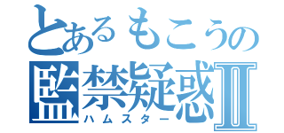 とあるもこうの監禁疑惑Ⅱ（ハムスター）