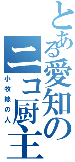 とある愛知のニコ厨主（小牧線の人）