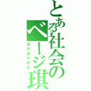 とある社会のベージ琪（ばかばかばか）