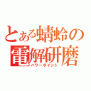 とある蜻蛉の電解研磨（パワーポイント）