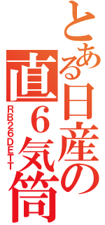 とある日産の直６気筒（ＲＢ２６ＤＥＴＴ）