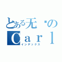 とある无敌のＣａｒｌｏｓ（インデックス）