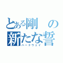 とある剛の新たな誓い（ハードウェイ）