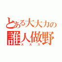 とある大大力の誰人做野（大大力）