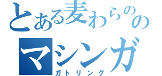 とある麦わらののマシンガン（ガトリング）