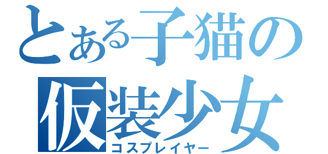 とある子猫の仮装少女（コスプレイヤー）
