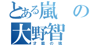 とある嵐の大野智（才能の塊）