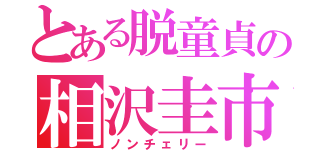 とある脱童貞の相沢圭市（ノンチェリー）