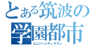 とある筑波の学園都市（ユニバーシティタウン）